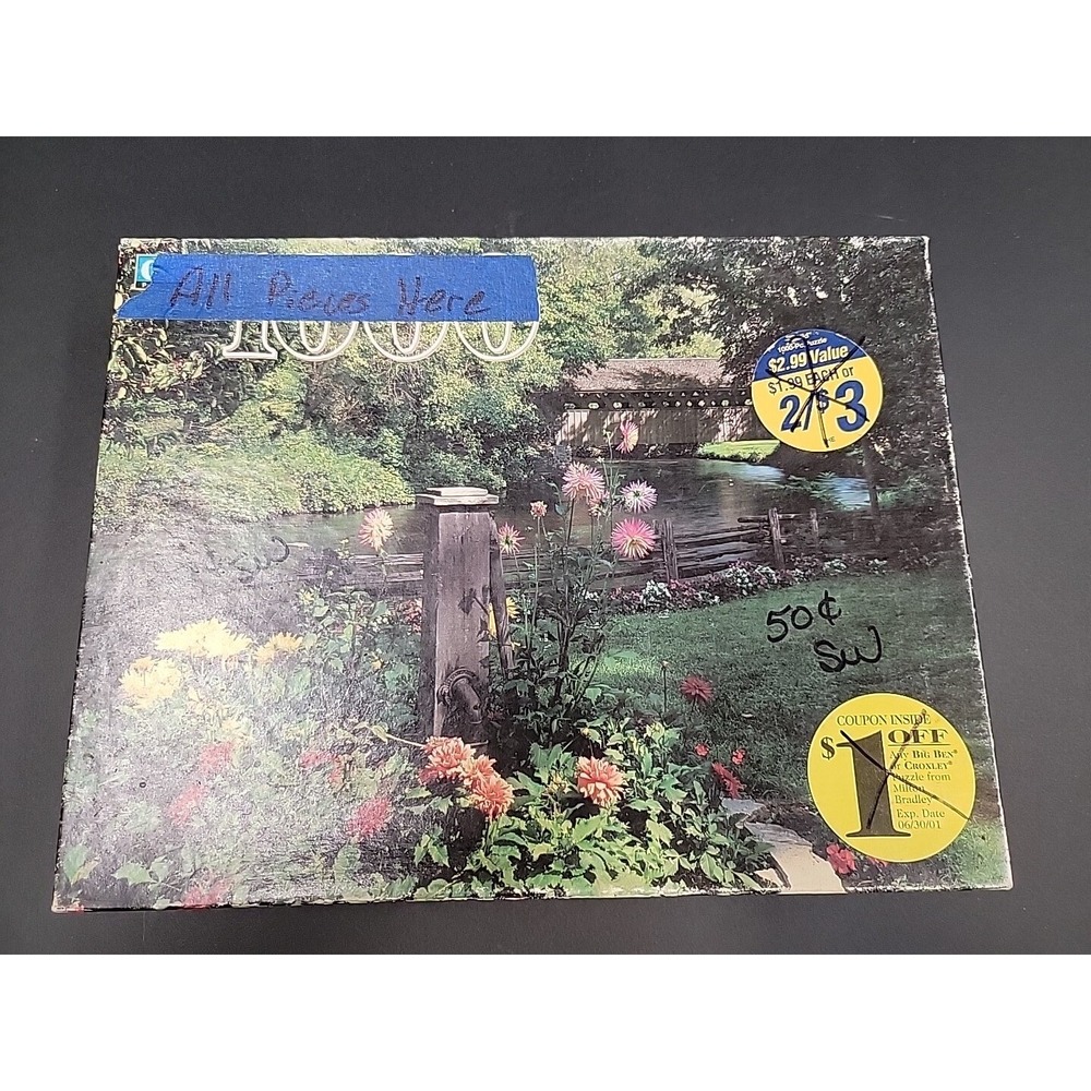 Guild Puzzle 1000 Piece Old Oaken Pump Vintage Puzzle - Complete